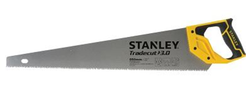 STANLEY TRADECUT 550mm HANDSAW 7TPI