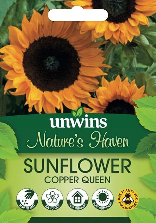 Unwins Sunflower 'Copper Queen' Seeds