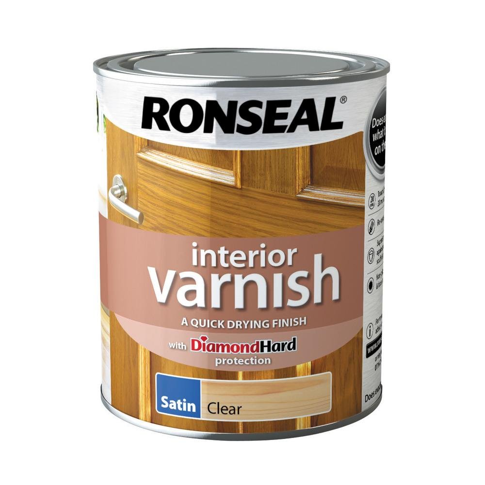 Ronseal Interior Varnish Clear Satin 750 ml