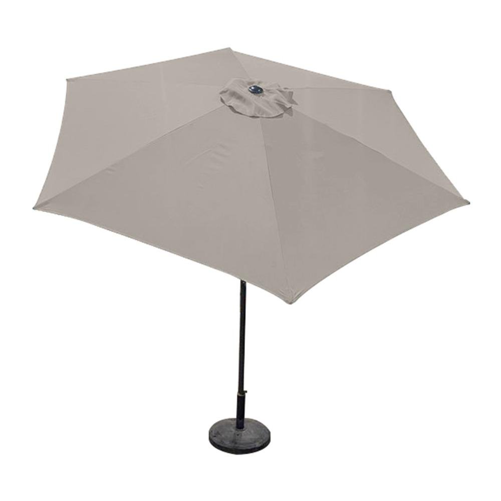 2.7M ALUM CRANK & TILT PARASOL TAUPE