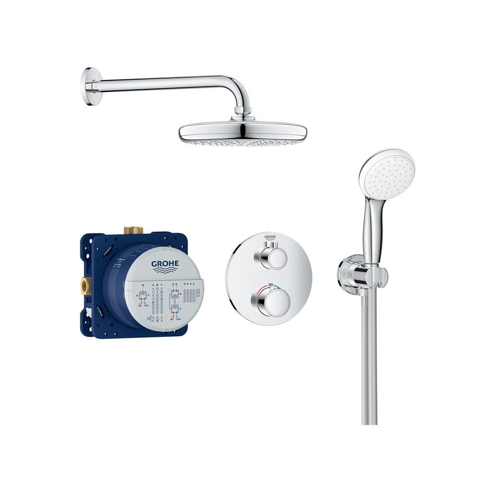 Grohe Perfect Shower Set Tempesta 210 (Round Plate)