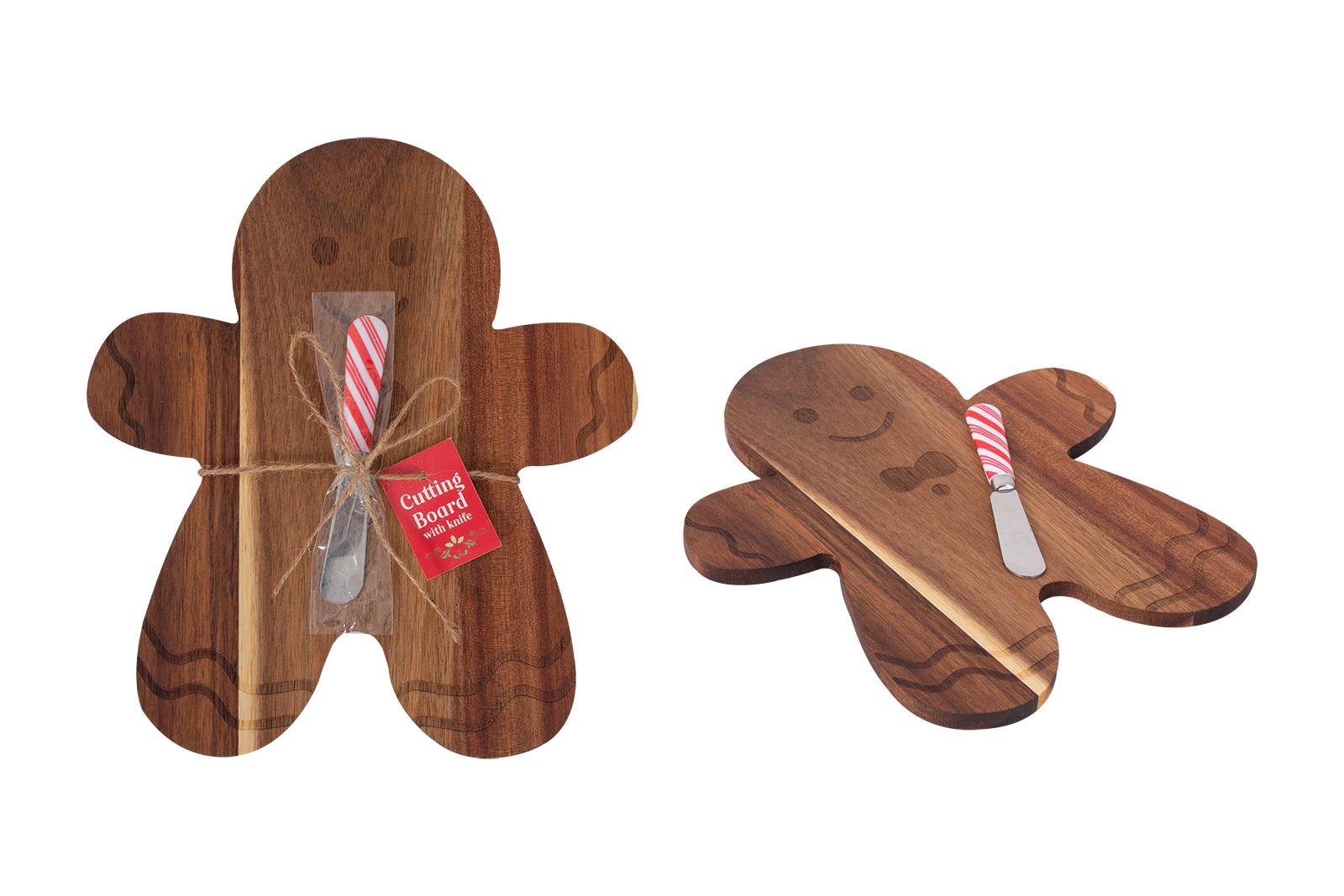 GINGERBREAD CHOPPING BOARD KNIFE