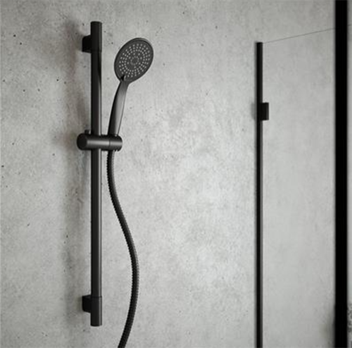 Euroshowers Black Shower Set