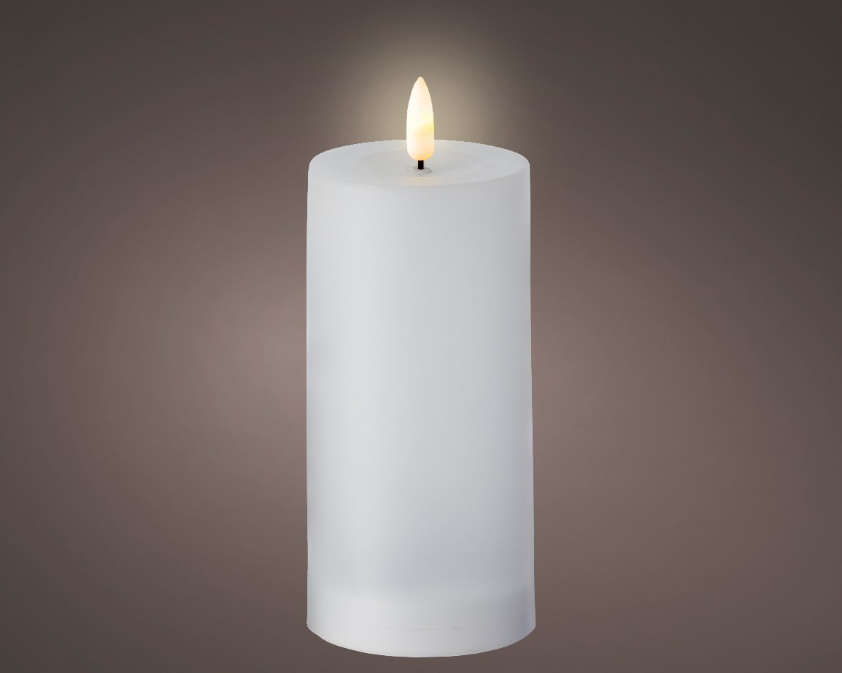 SOLAR CANDLE PLASTIC 15CM