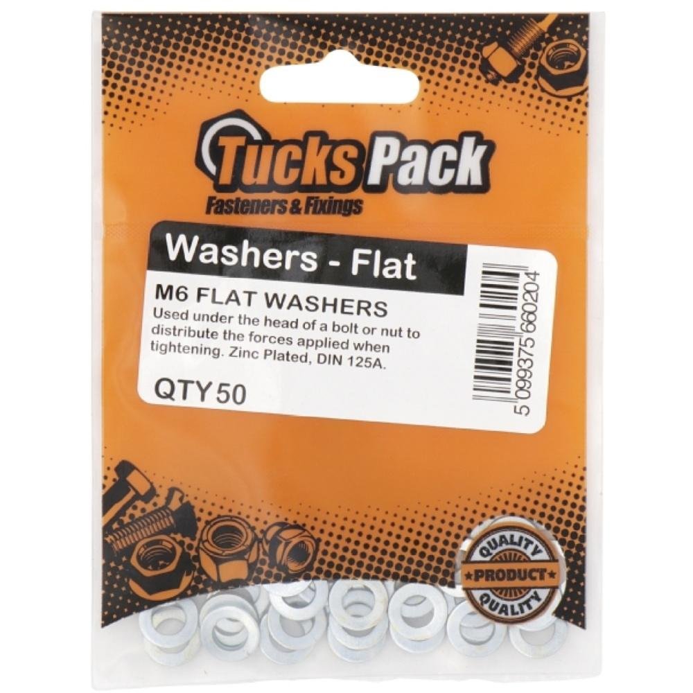 Tucks M20 Flat Washer Zinc Plated